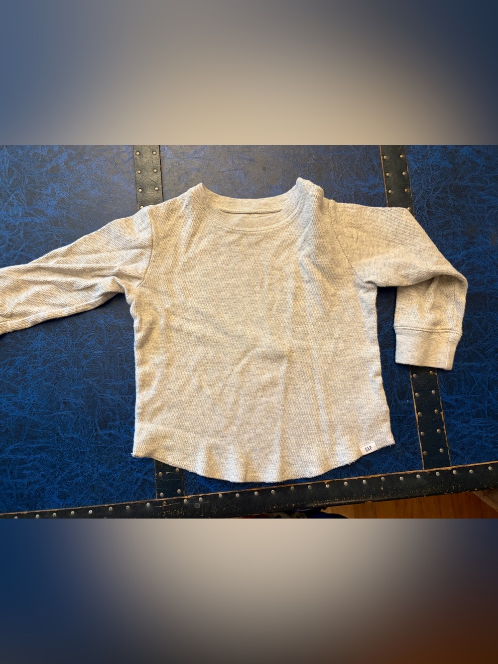 GAP Kids Heather Gray Thermal Short Sleeve Tee